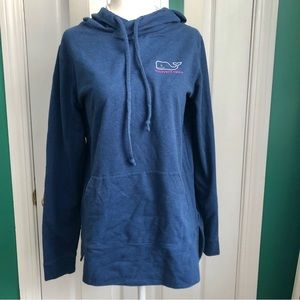 Vineyard Vines Navy Hooded long sleeve shirt XS